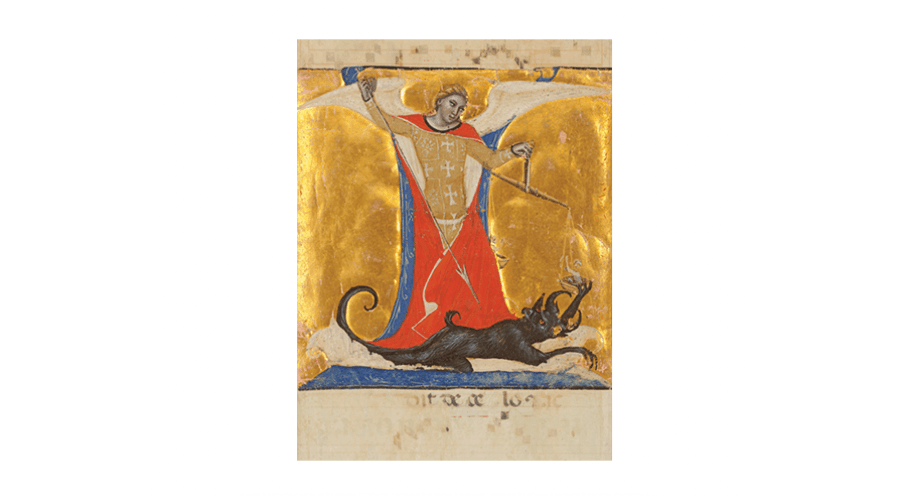 An Antiphonal from the parish at Santa Maria soprano Porta (detail). Florence, ca. 1430